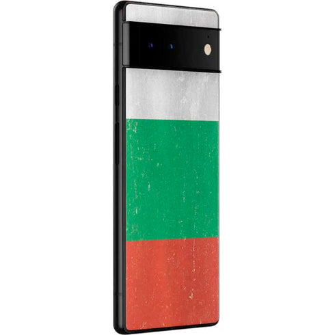 Bulgarian Flag Distressed Google Pixel 6 Skin